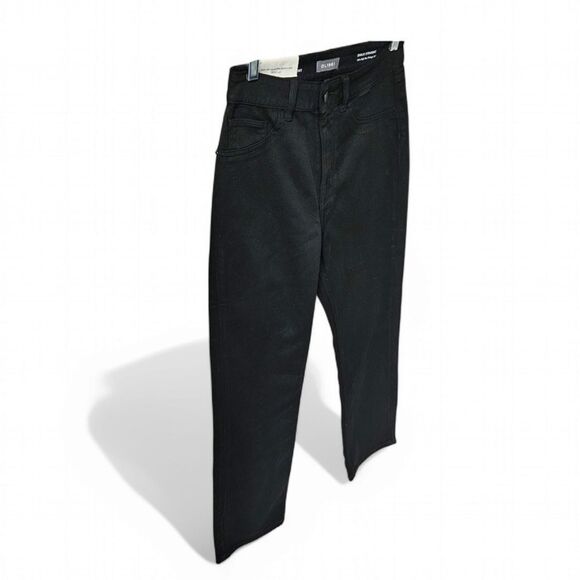 DL1961 Emile black Straight Ultimate knit Ultra High- Rise Vintage 31" Jeans - Picture 4 of 16